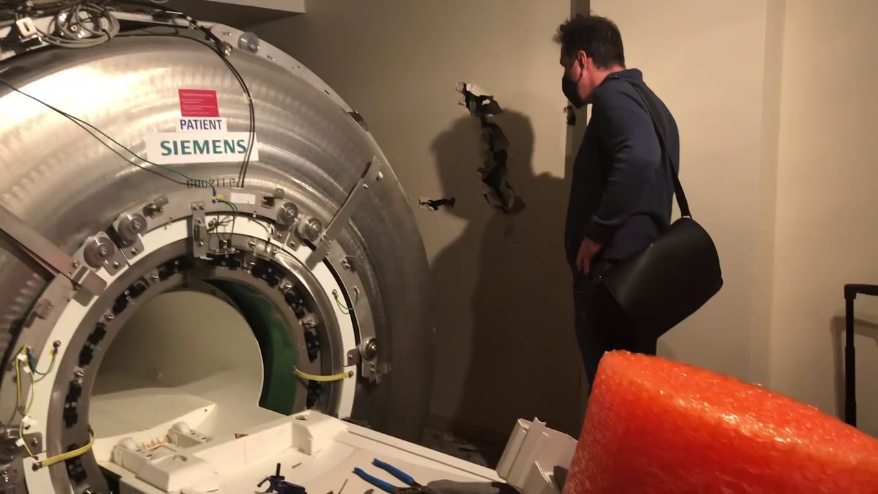 Mri recessed in floor Viking rigging - YouTube