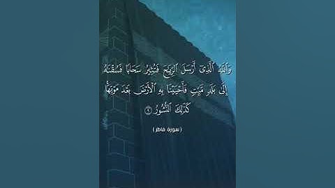الاية ٩_١٧ من سورة فاطر  القارئ عبدالله