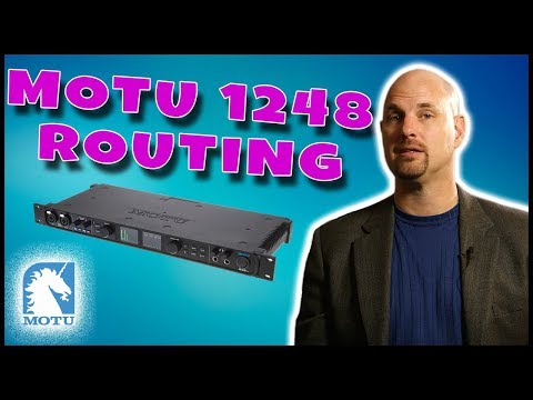 The MOTU 1248 Routing Settings