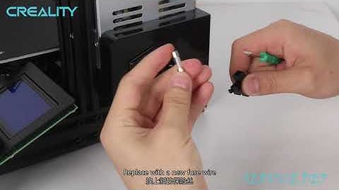 Service tutorial Ender - 3 replace the fuse wire