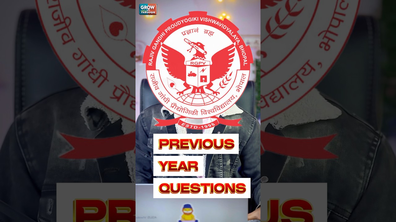 RGPV Previous Year Questions Download Process | @Growwithfarooque | #shorts #rgpvbhopal #rgpvexam