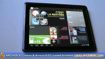 ARCHOS 97 Carbon and Arnova 9 G3 root custom firmware