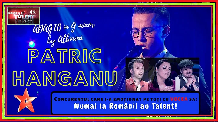 Romnii au talent! PATRIC HANGANU | O VOCE incredibil! "ADAGIO in G minor by Albinoni"