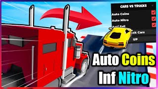 🚖 Cars vs Trucks Script - Inf Nitro, Fast Coins, Anti Fall & More