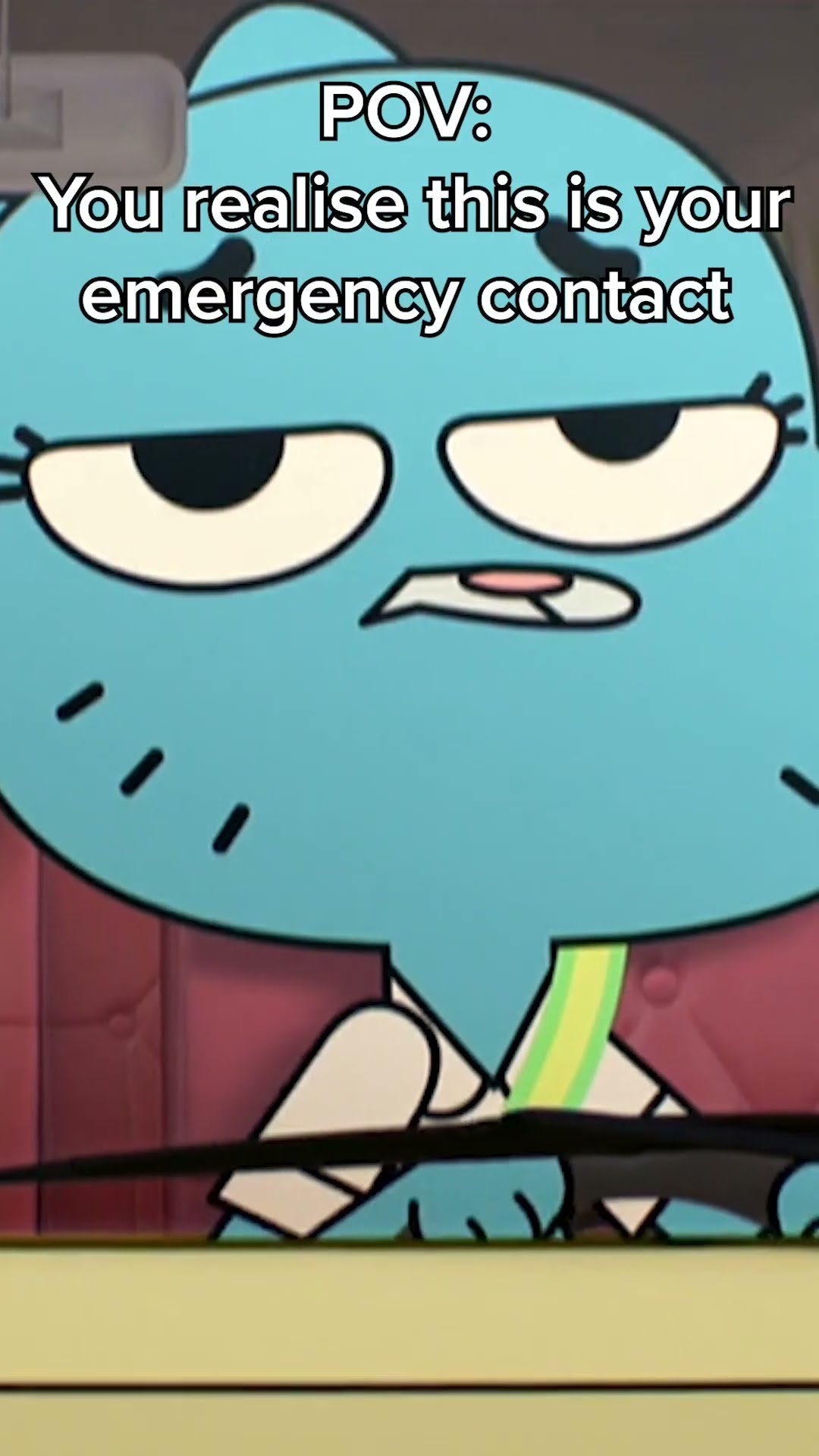 Time to change that emergency contact... | Gumball | @cartoonnetworkuk #shorts