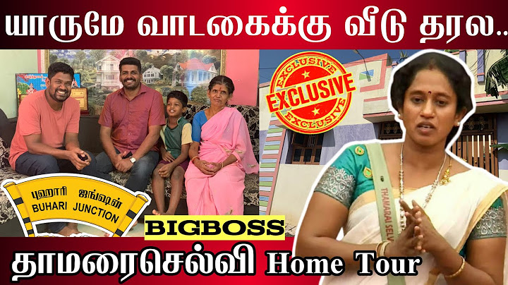 Vijay Tv Thamarai Selvi Home Tour |Biggboss Jodigal 2| Buhari Junction  #ThamaraiSelvi #vijaytv