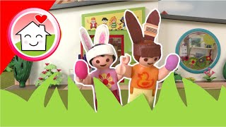 Playmobil Familie Hauser - Ostern im Kindergarten - Geschichten mit Anna und Lena