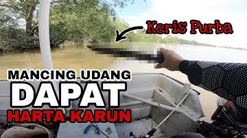 JENGGO TELUK INTAN || MANCING UDANG GALAH DI TELUK INTAN KETIKA AIR PASANG BESAR.