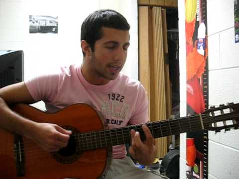 Asher Roth "I Love College" acoustic cover by Brian Melnick