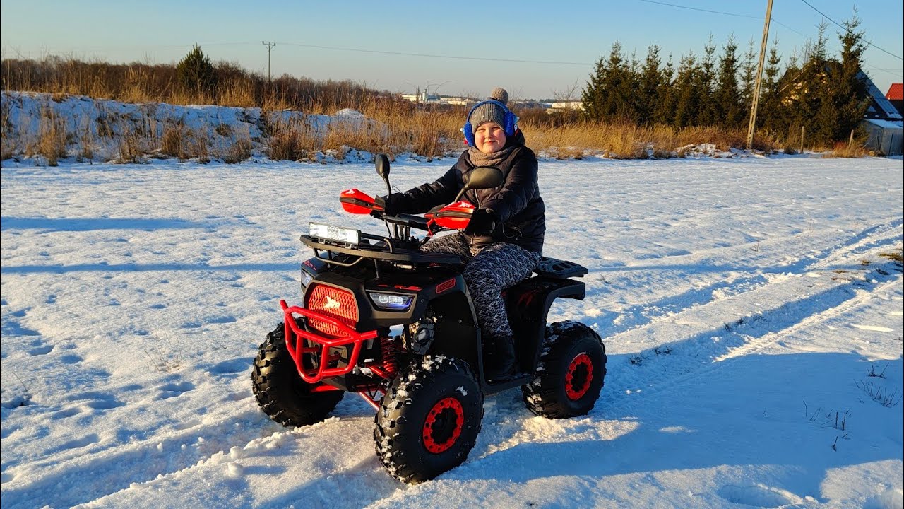 Nowy zakup/Prezentacja quada Xtr hurricane 150/zimowa frajda córki/co nowego z belarusem? 