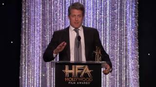 Andie MacDowell Presents Supporting Actor to Hugh Grant - Hollywood Film Awards 2016