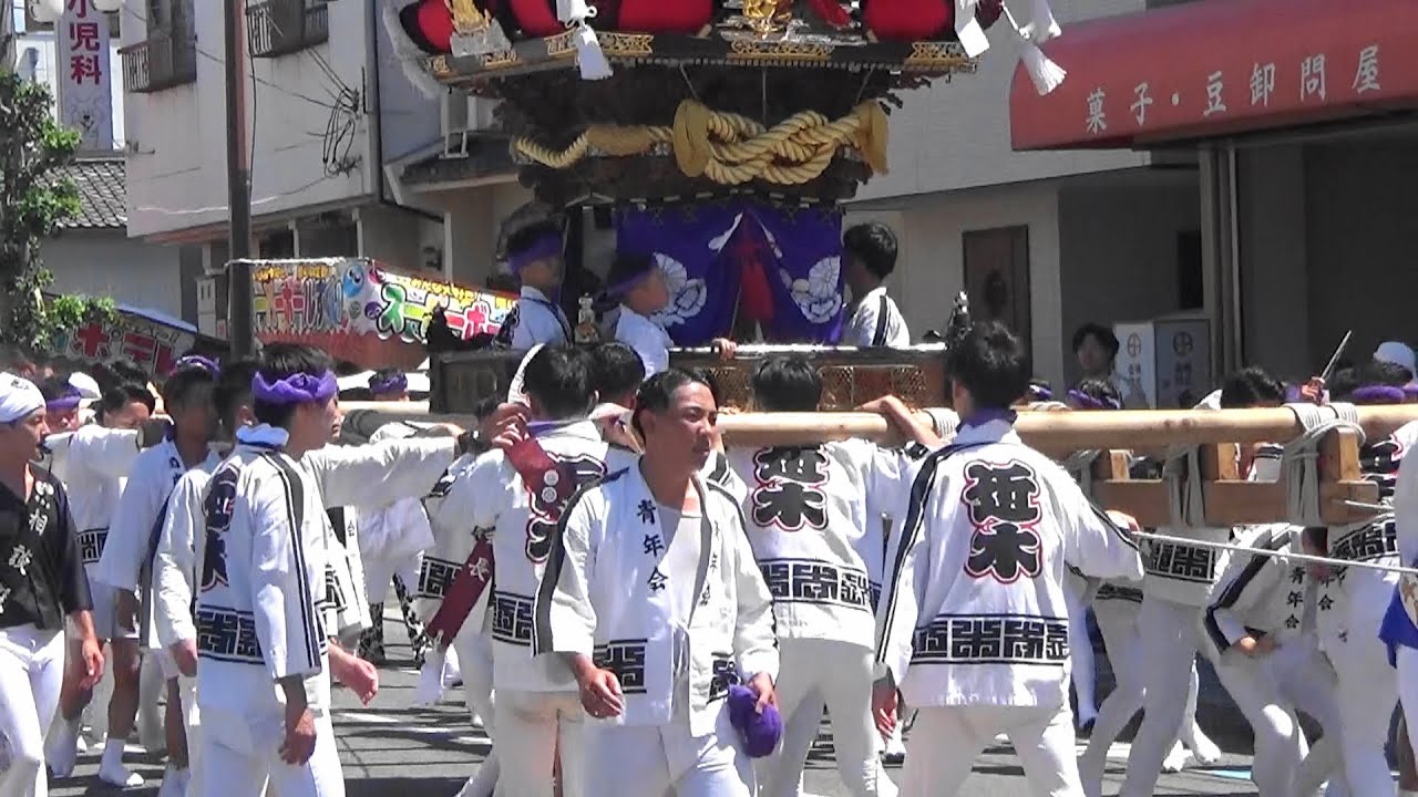 令和7年 貝塚宮太鼓台祭り 近木太鼓 宵宮運行 感田神社夏祭り 2025.07.19.