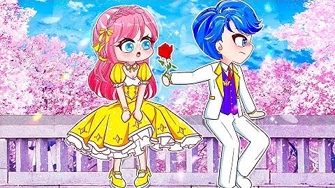 Anna x Alex Story - My Shy First Love | Gacha Life x Gacha Club | Rainbow Z Multiverse