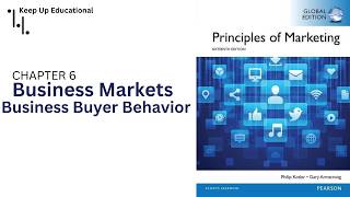 Business Markets and Business Buyer Behavior - Principles of Marketing - Chapter 6
