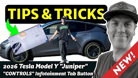 2026 Tesla Model Y Juniper "Controls" Tab Infotainment Button Tutorial, Tips & Tricks (Ep. 457)