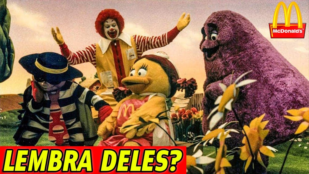 Boneco Papa Burger Mc Donalds