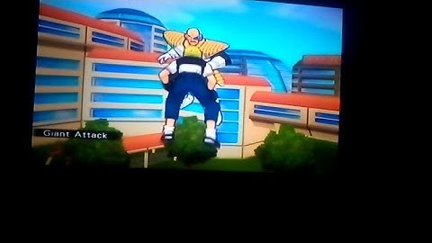 Dragonball Z Budokai 2 Nappa Giant Attack on Android 18 Alternate Attempt Ryona
