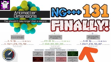 Antimatter Dimensions NG+++ Episode 131: TREE OF DECAY IS FINALLY FAST!!