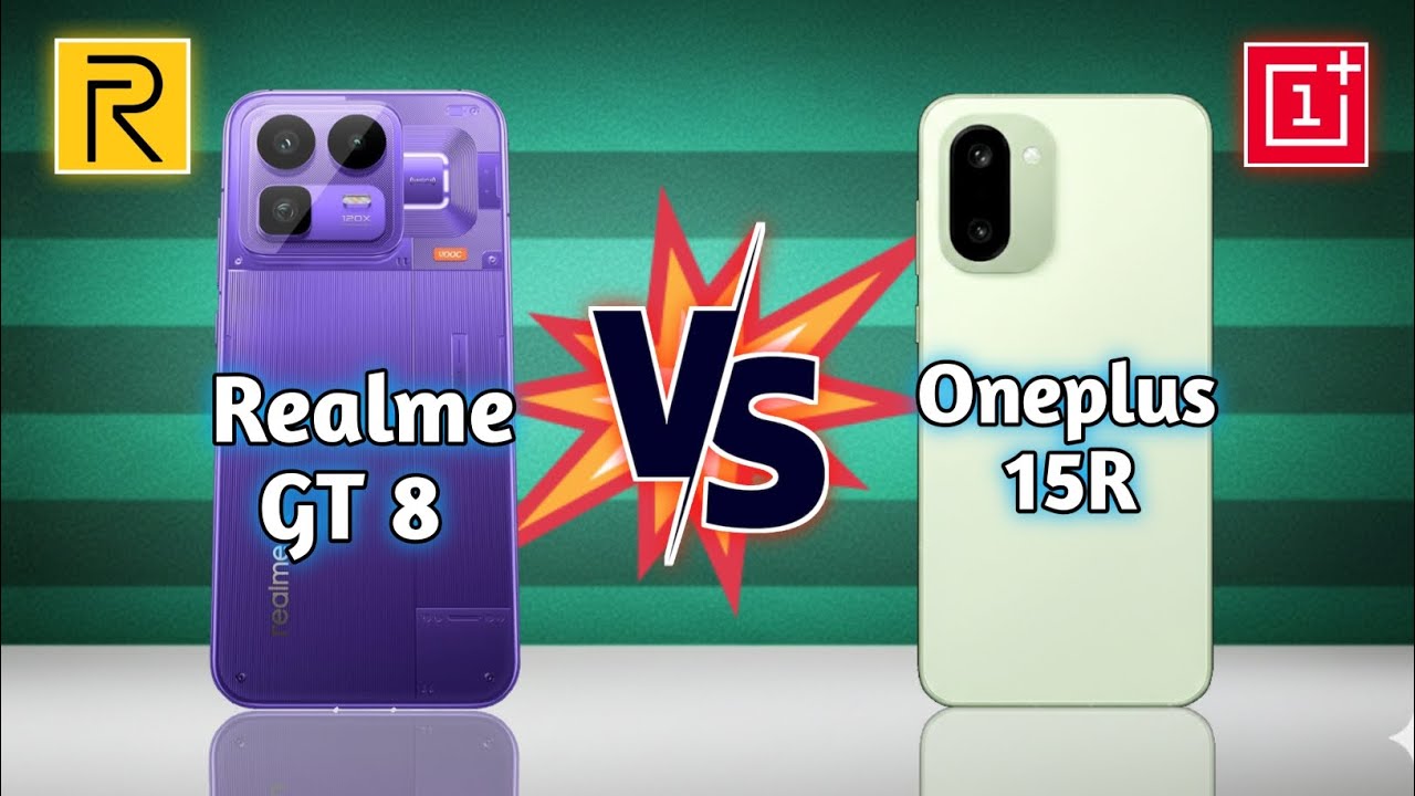 Realme GT 8 vs OnePlus 15R 🔥 Full Specs Comparison | Camera, Battery, Performance | Best Phone 2026