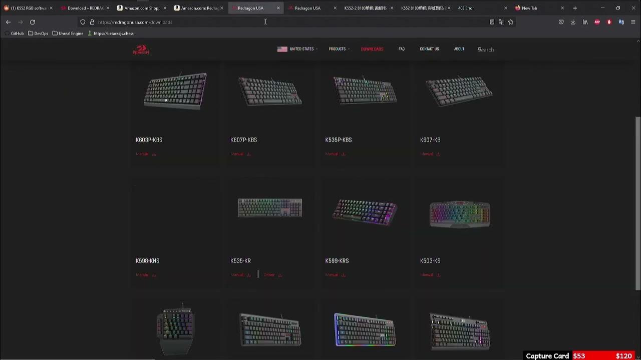 MANUAL and SOFTWARE Guide for the RedDragon K552 Mechanical Gaming