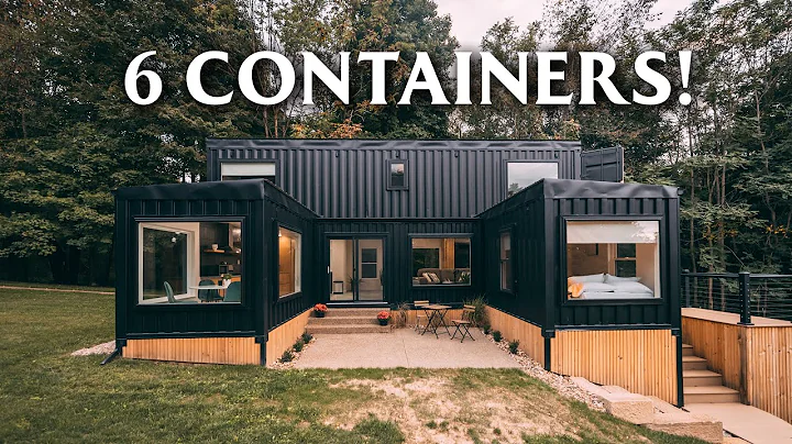 Massive 6 unit Shipping Container Home Airbnb // W...