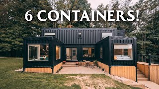 Massive 6 unit Shipping Container Home Airbnb \/\/ Woodside Container Full Tour!