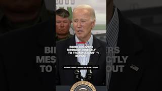 Biden delivers message directly to Trump about border