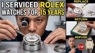 15 Years Servicing Rolex: What They Replace, What They Return, What They Refuse