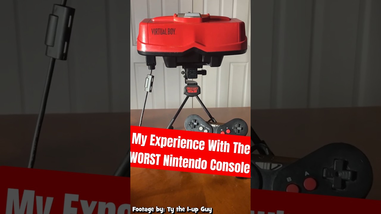 My Experience With The WORST Nintendo Console #virtualboy #funny #gaming #vtuber