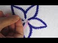 Hand Embroidery, Modern Flower Embroidery Design, easy Flower Embroidery