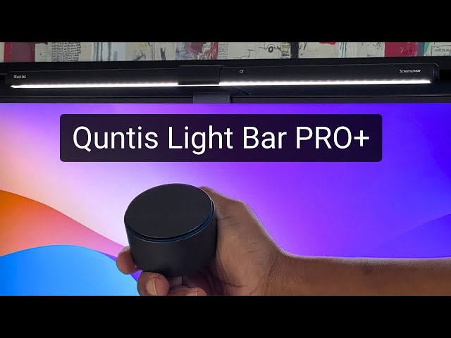 Test Quntis Monitor Light Bar Pro+ : éclairez mieux votre bureau avec cette  barre lumineuse pour moniteur - ZDNet