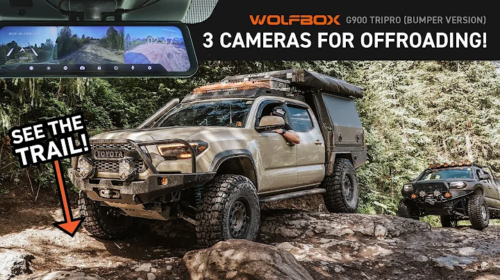 Installing the Wolfbox G900 Tripro (Bumper Version) Camera System on my Tacoma