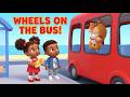 Wheels on the Bus | Nursery Rhymes & Kids Songs | The Magic Bus Ride!