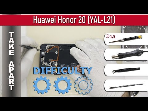 How to disassemble 📱 Huawei Honor 20 (YAL-L21) Take apart Tutorial