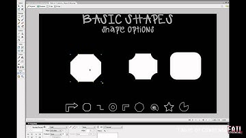Adobe Fireworks Tutorial: Vector Shapes Overview  (Basic Shapes)