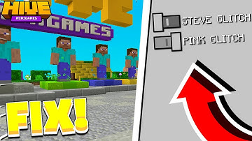 How To Fix Steve Glitch On Hive - (Minecraft Bedrock)[1.17]