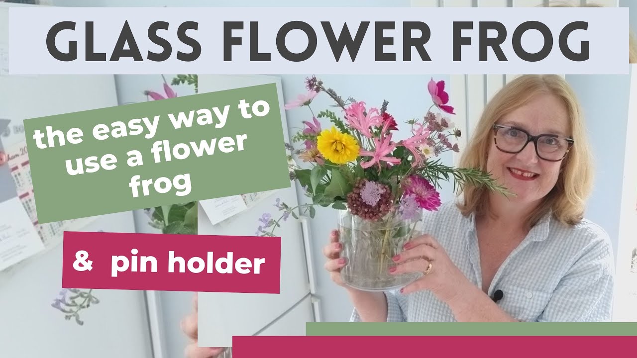 How to use Flower Frogs to Display Cut Flowers 