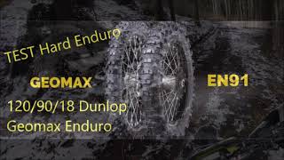 Dunlop Geomax Enduro EN 91 Test Hard Enduro 120/90/18