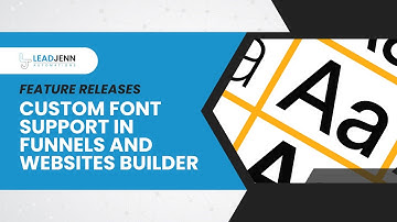 Custom Font Support in Funnels And Websites Builder