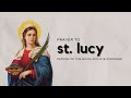 Saint Lucy Prayer