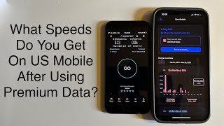 What Speeds Do You Get On US Mobile After Using Premium Data?