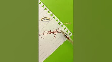 Sign your signature Abdullah❤️