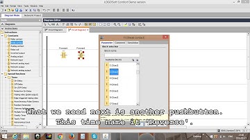 Motor forward reverse v.1 - Siemens Logo tutorial. PLCtutorial.