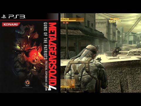 Metal Gear Solid 4: Guns of the Patriots, PlayStation 3, PS3, 2008