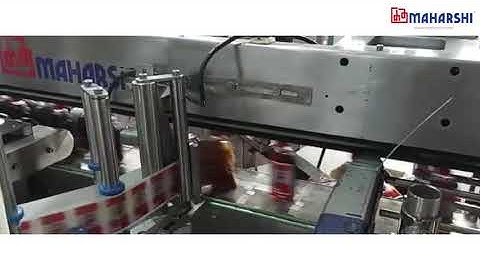 Front & Back Labelling Machine | 350 BPM | Accurate Double Side Labelling | Maharshi Udyog