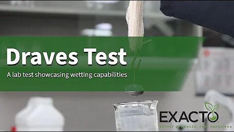 Draves Test for Wetting Agents & Surfactants - Res...