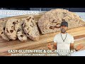 Vegan rustic loaf bread glutenfree oilfree refined sugarfree