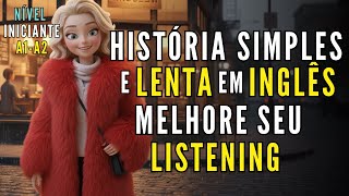 Uma tarde chuvosa na cafeteria | História Lenta  e Simples em Inglês A1–A2 | Treine seu Listening