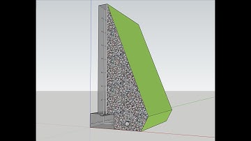 Footing & Foundation Wall SketchUp Model Assignment 🏗️