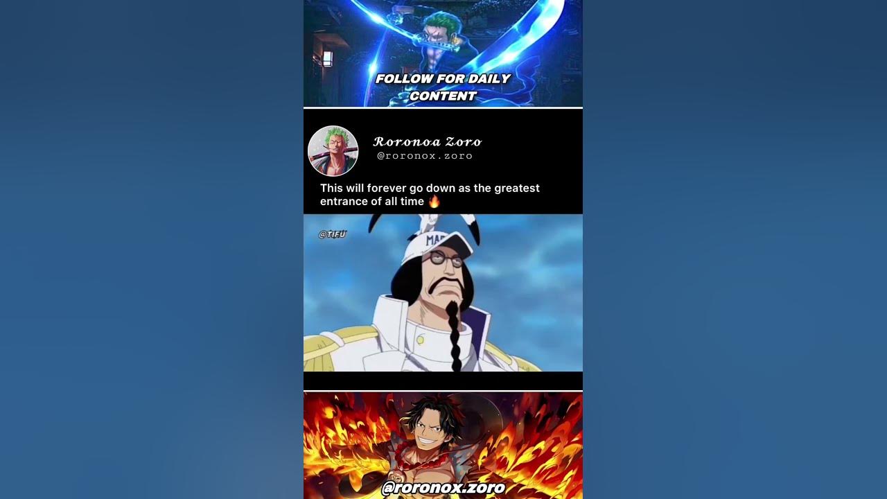 Luffy entry in marineford🌟💯 #shorts - YouTube